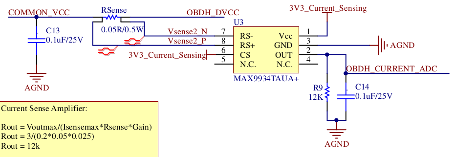 Current sensing circuit.
