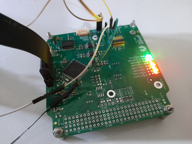 Connections of the I2C port 2 test.